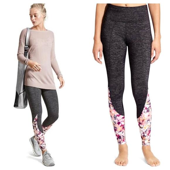 Athleta High Rise Chaturanga Flow Tight Petal - Picture 1 of 9